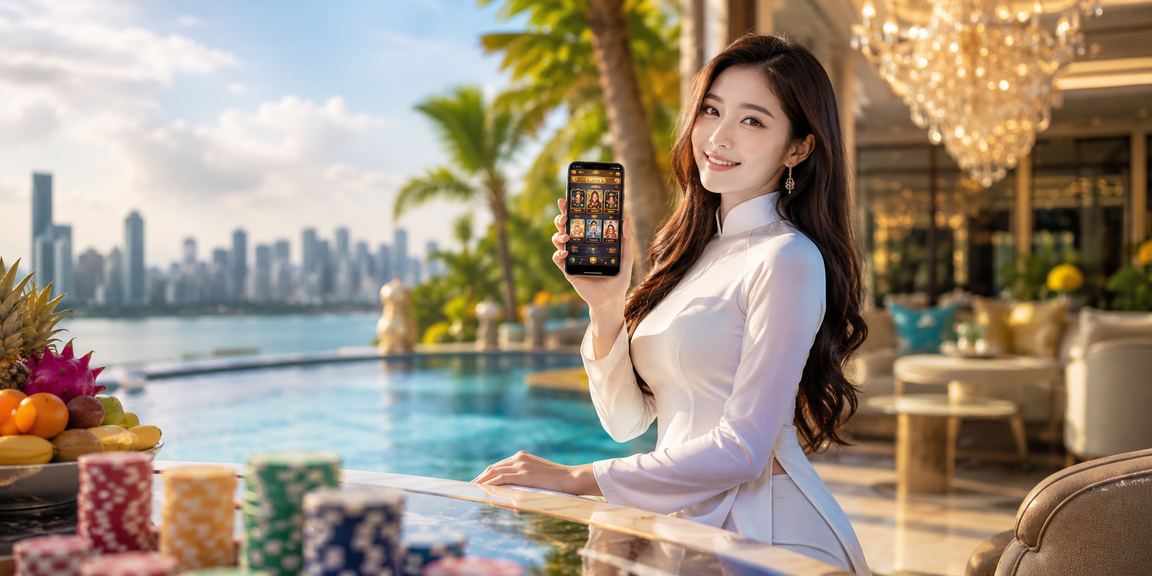 Người dân vùng Mekong thưởng thức giải trí cân bằng trong trang phục áo dài truyền thống